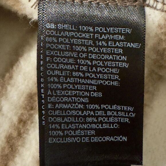 The North Face Gordon Lyon Aztec Quarter Zip Fleece sweater pullover size small - Picture 10 of 11